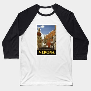 VERONA ITALY VINTAGE DESIGN Baseball T-Shirt